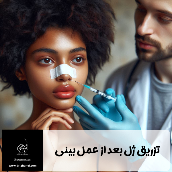 تزریق ژل بعد از عمل بینی - دکتر امین قانعی