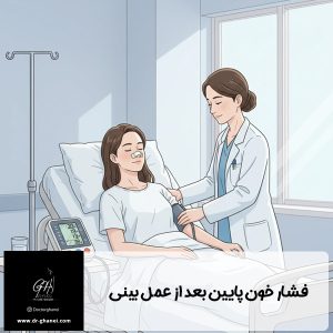 فشار خون پایین بعد از عمل بینی - دکتر قانعی